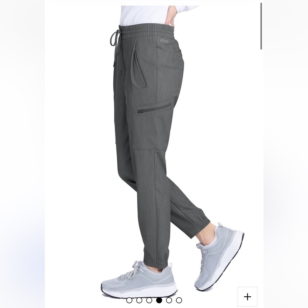 Small Grey's Anatomy Professional Wear By Barco Signature Gray Jogger Scrubs